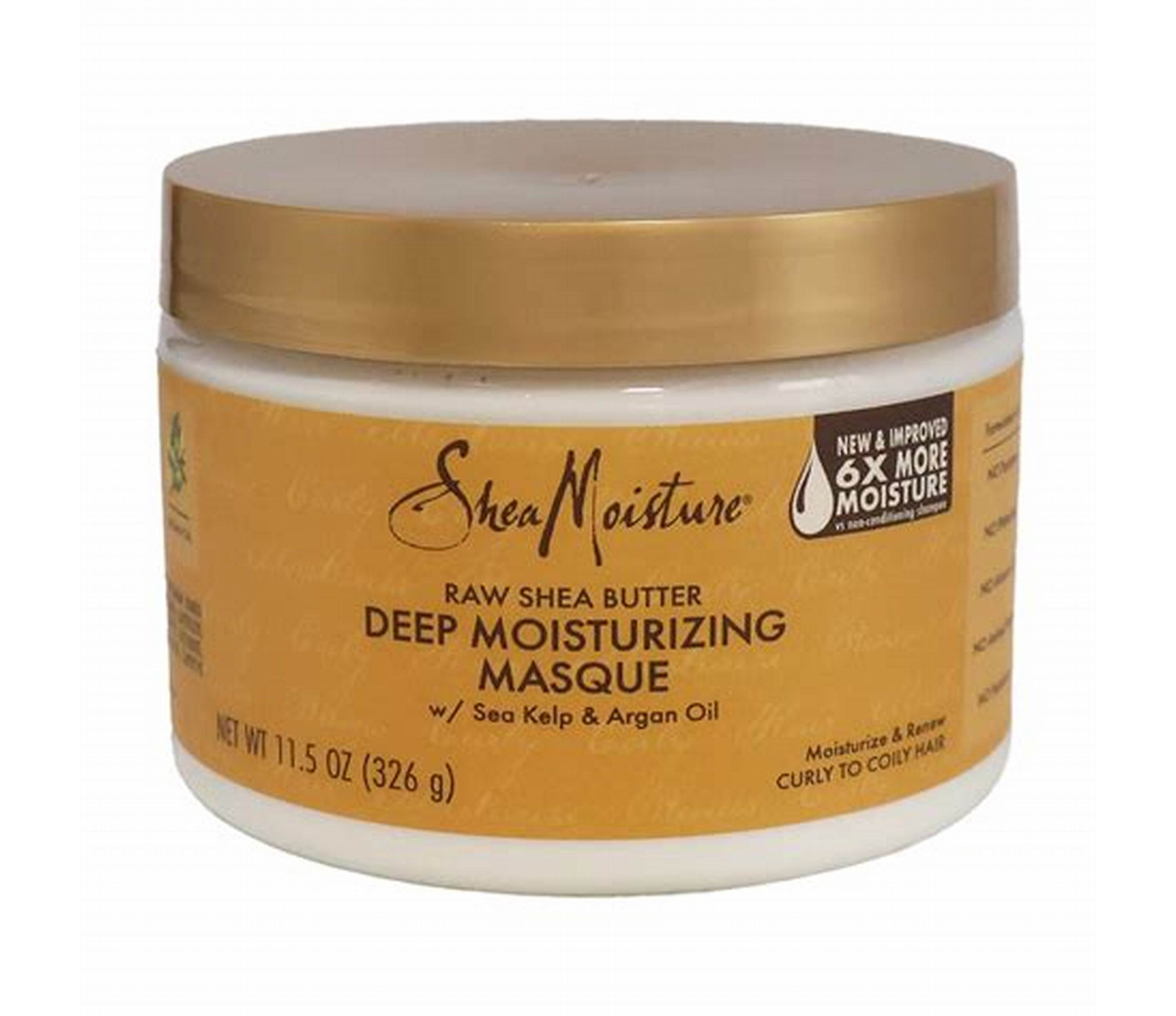 SHEA MOISTURE -Raw Shea Butter (sea kelp & Argan Oil) Deep Moisturizing MASQUE 326g