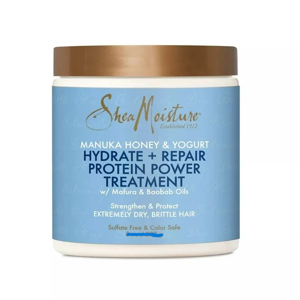 SHEA MOISTURE -Manuka Honey & Yogurt (Hydrate + Repair Protein Power) Treatment 8fl oz 237ml