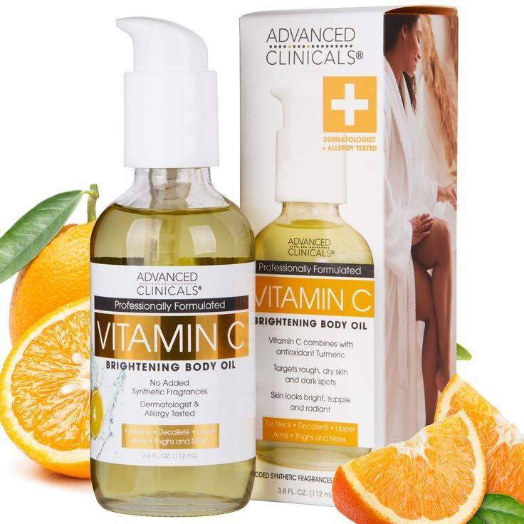 ADVANCED CLINICALS Vitamin C Brightening Body Oil 112ml