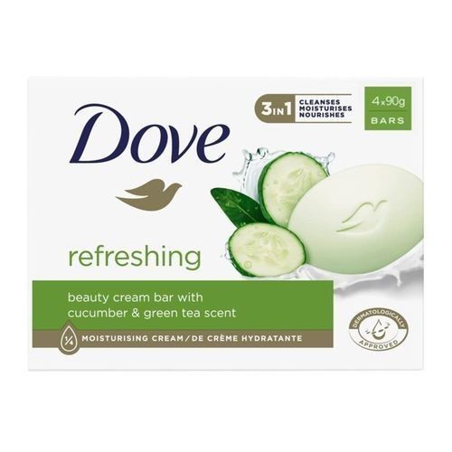 DOVE -Beauty Cream Bar (refreshing) Bar 90g x4
