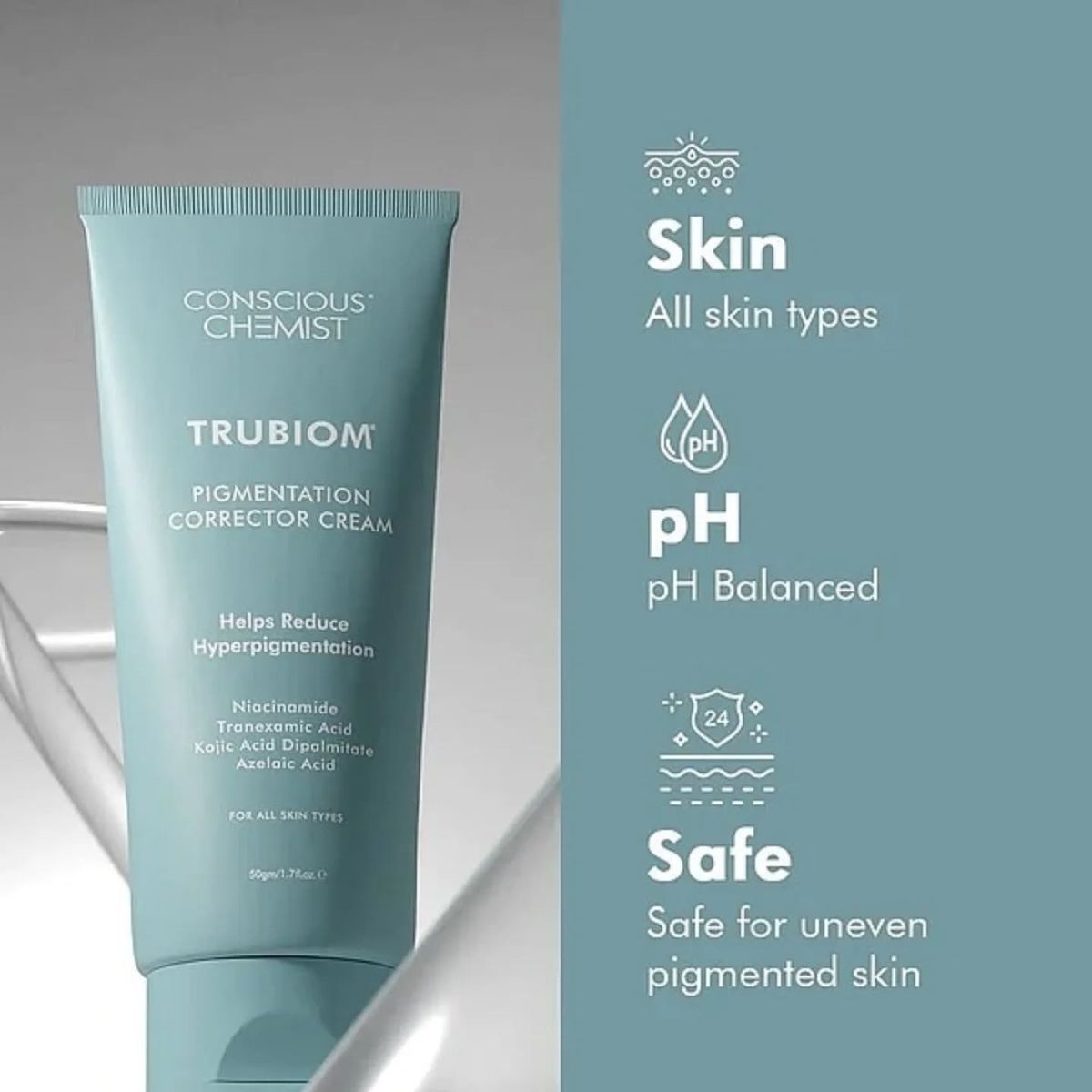 CONSCIOUS CHEMIST TRUBIOM (pigmentation corrector cream) 50g