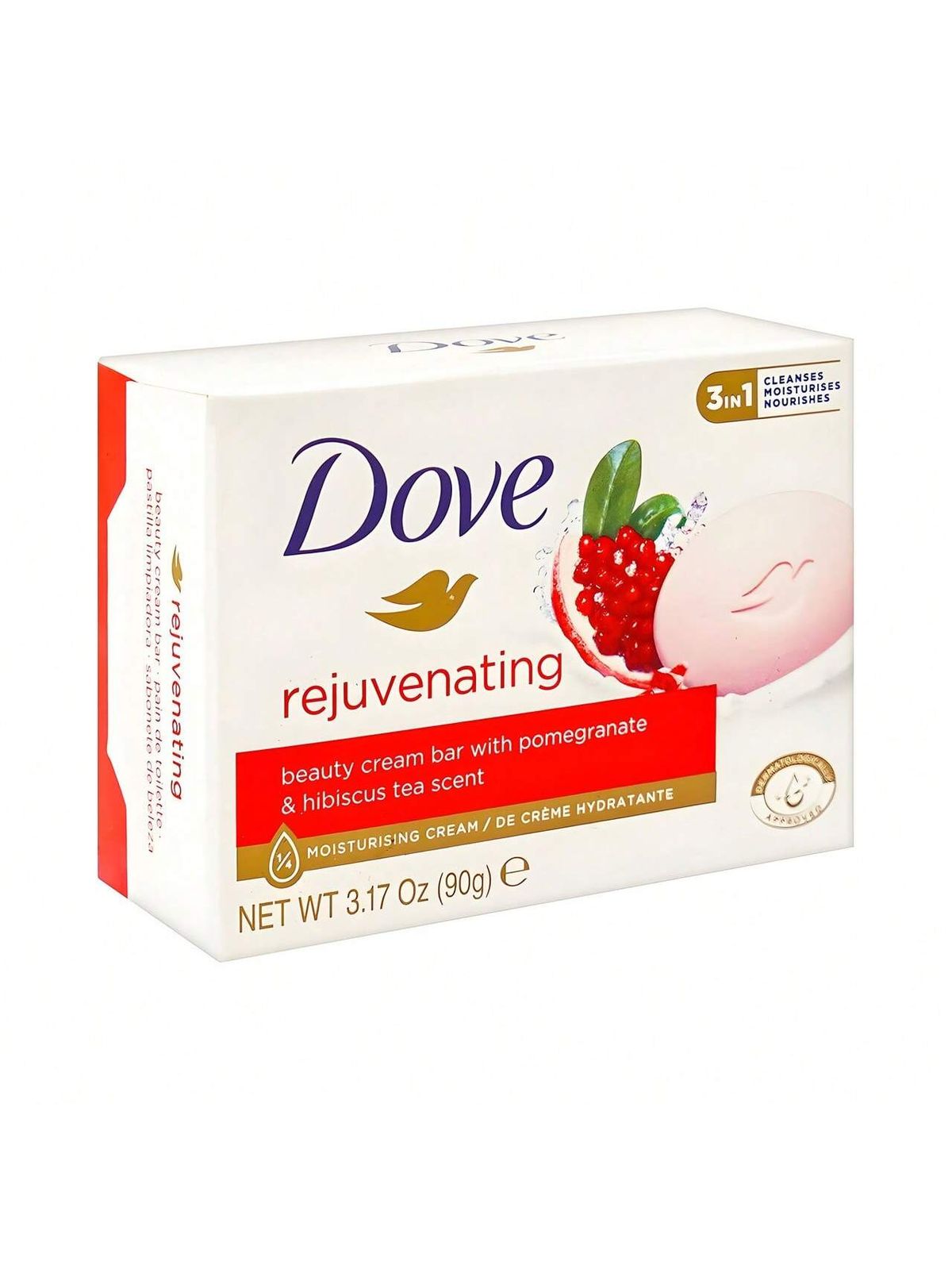 DOVE -Beauty Cream Bar (Rejuvenating) 90g x4