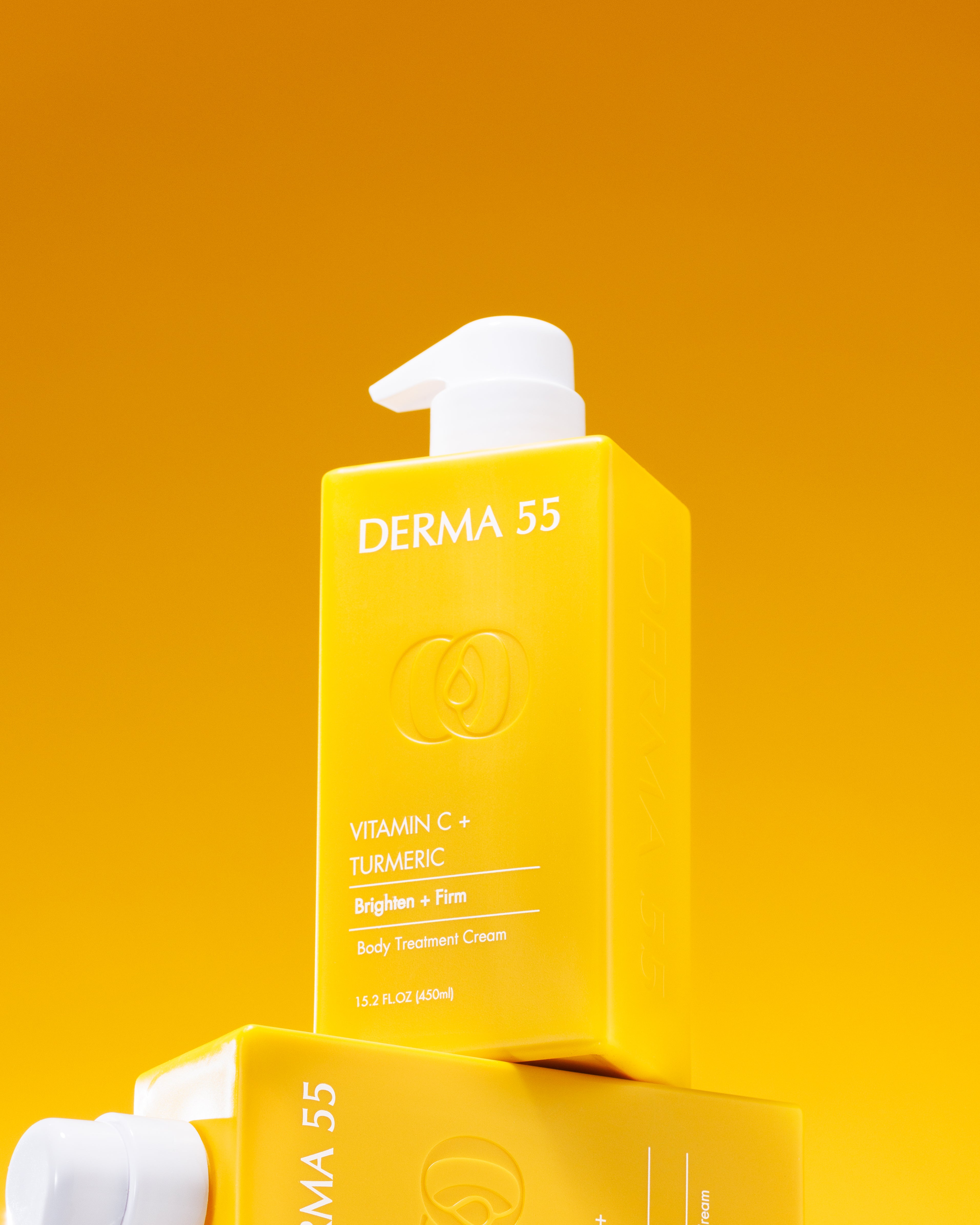 DERMA 55 -Vitamin C + Turmeric Body Treatment Cream 15.2 oz 450ml