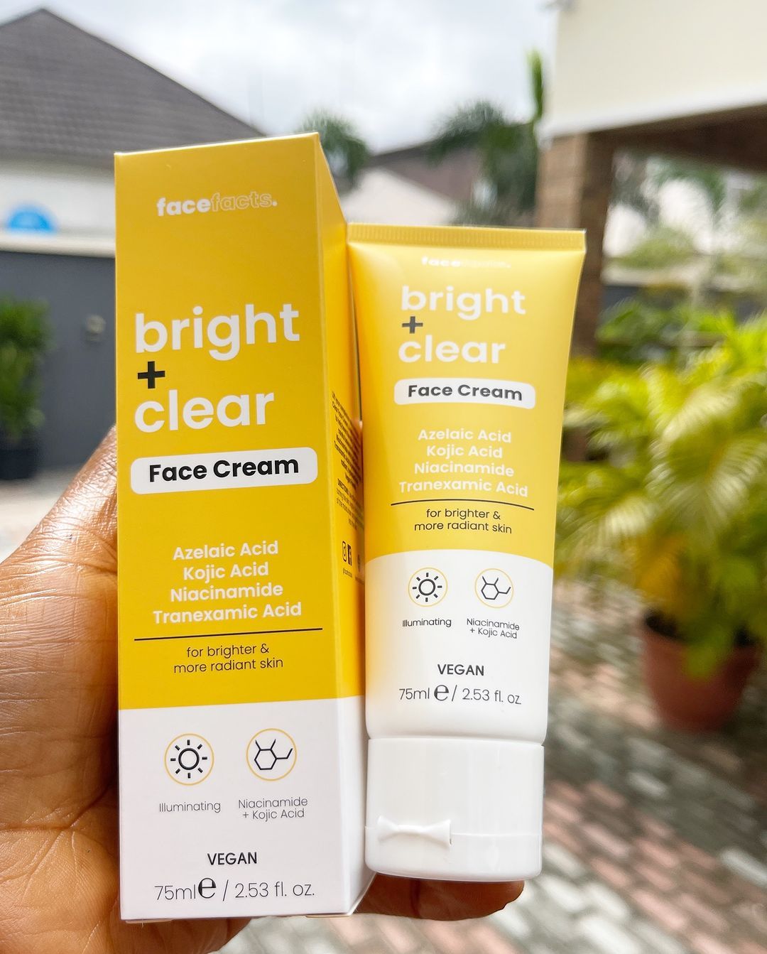 FACEFACTS Bright + Clear face cream 75ml