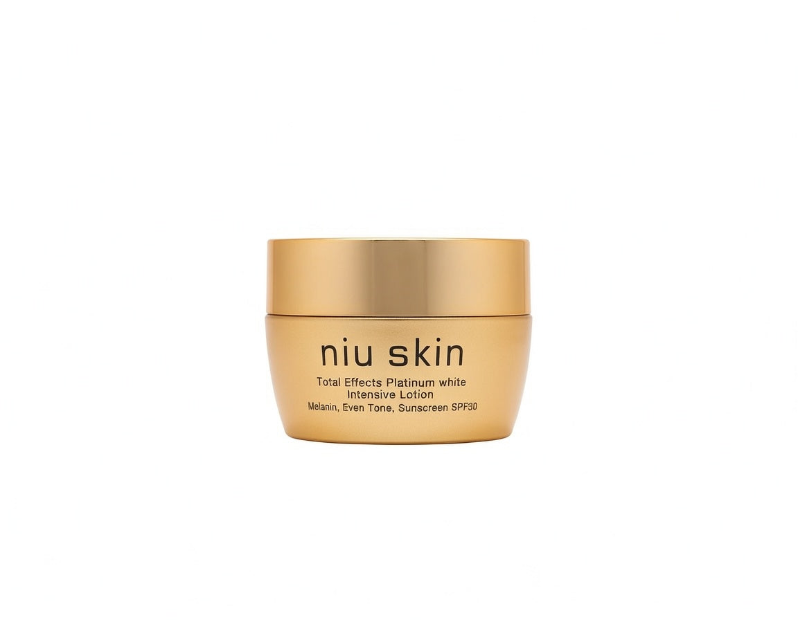 NIU SKIN -Total Effects Platinum White Face Essence Lotion SPF 20++ 50ml