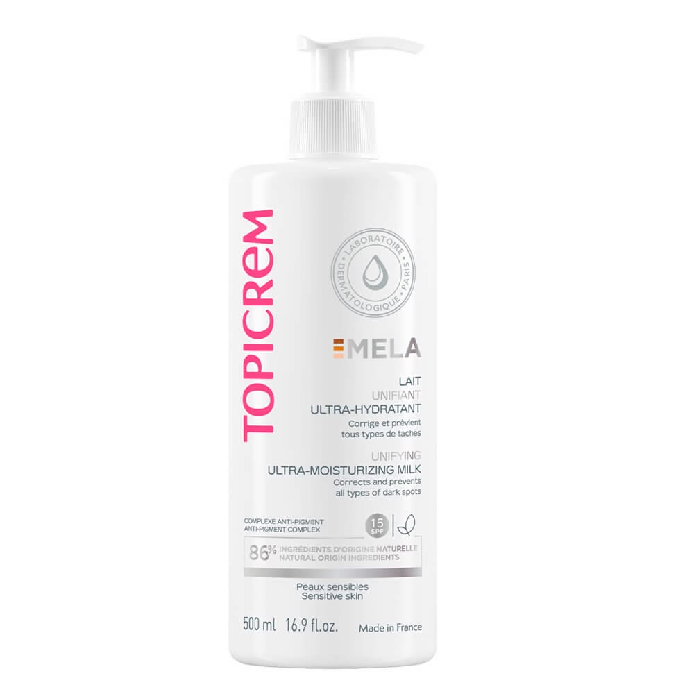 TOPICREM Mela Unifying Ultra-Moisturizing Milk 500ml
