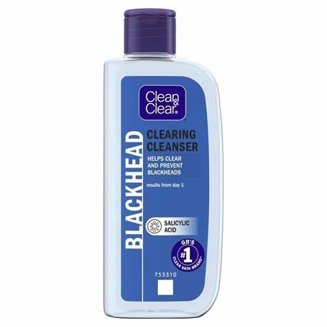 CLEAN AND CLEAR -BLACKHEAD Clearing Cleanser (salicylic acid) 200ML