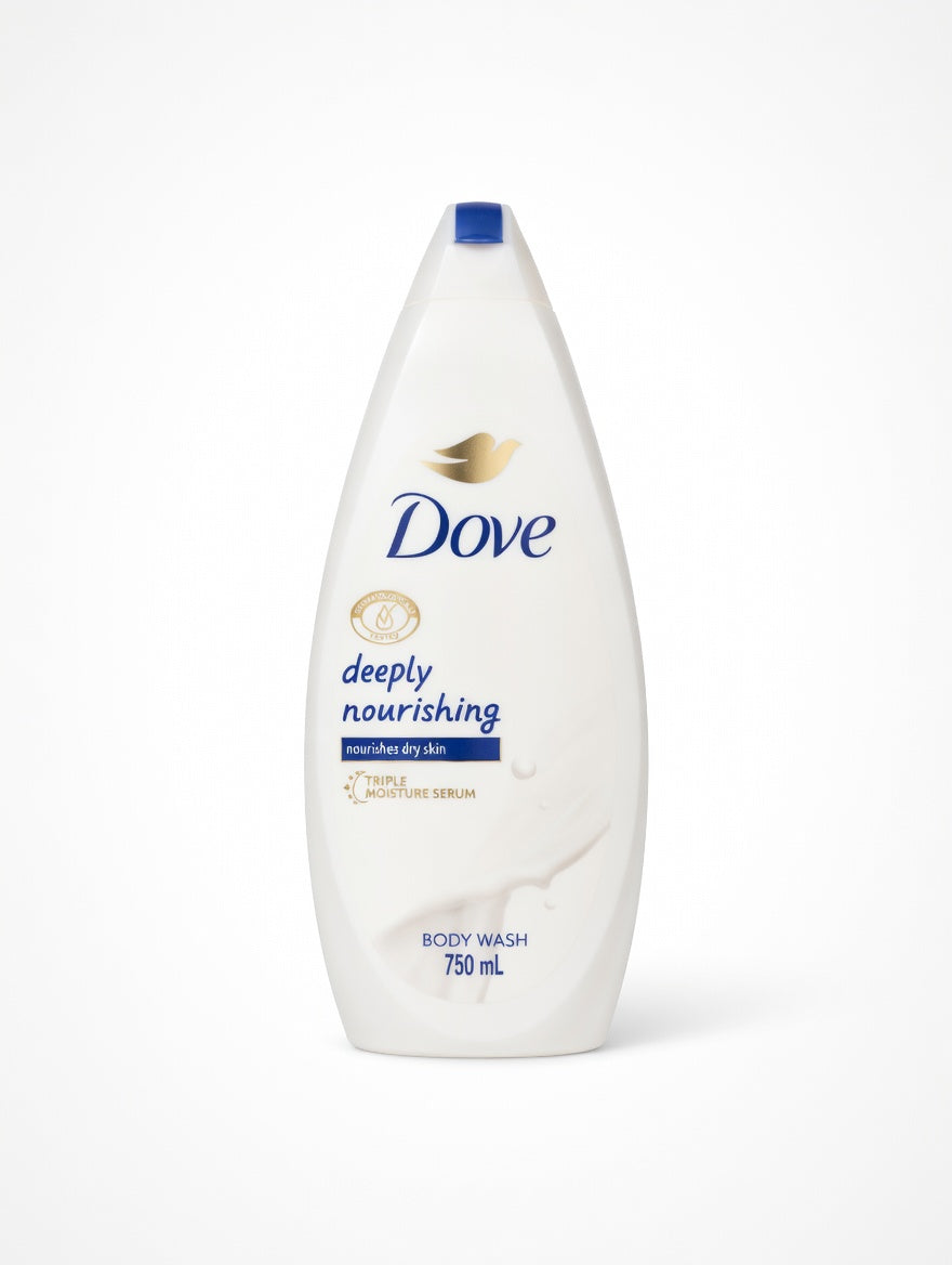 DOVE -DEEPLY NOURISHING BODY WASH 750ML