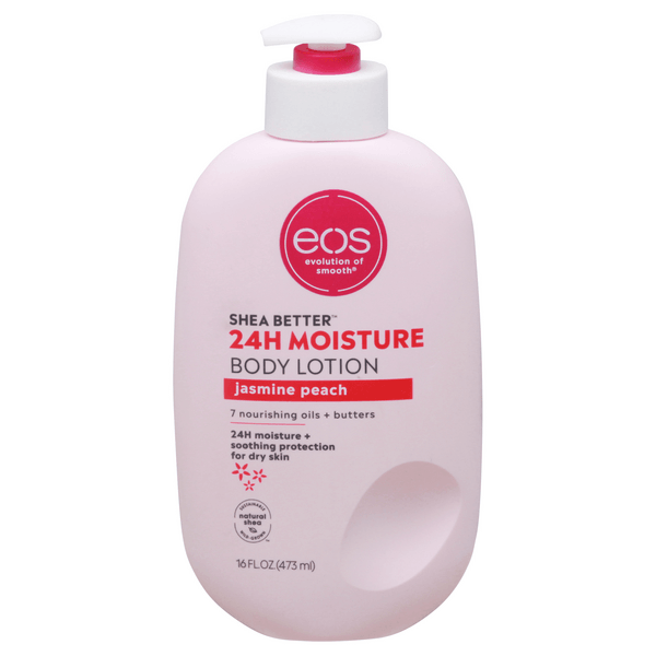 EOS -Shea Butter 24H Moisture (Jasmine Peach) Lotion 473ml