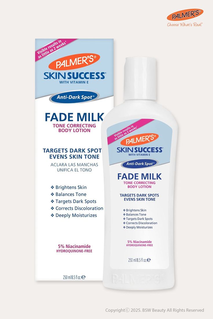 Palmers Skin Success (Anti-Dark Spot Fade Milk) Tone Correcting Body Lotion 8.5fl oz / 250ml