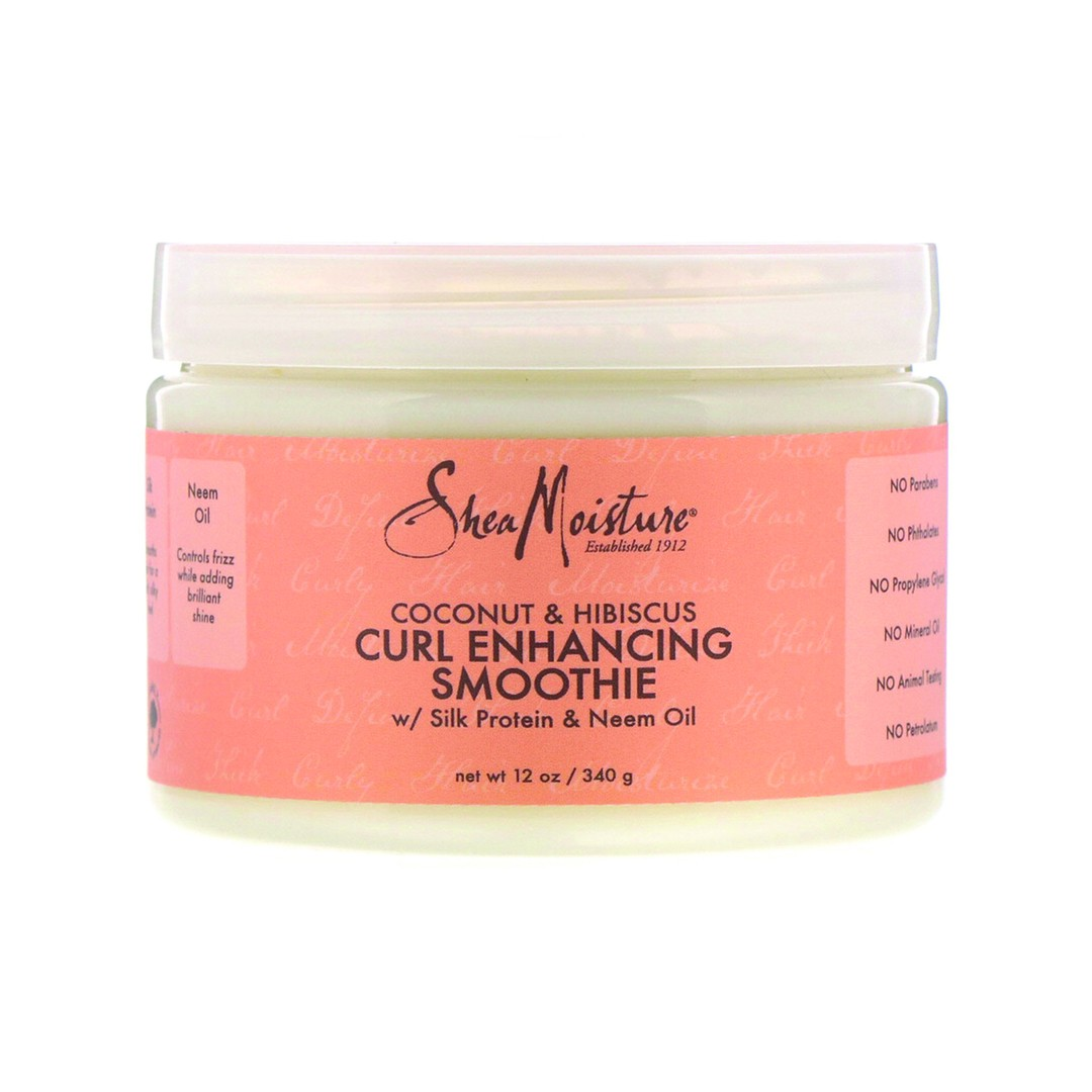 SHEA MOISTURE -CURL ENHANCING (Coconut & Hibiscus) SMOOTHIE 12 OZ 340g