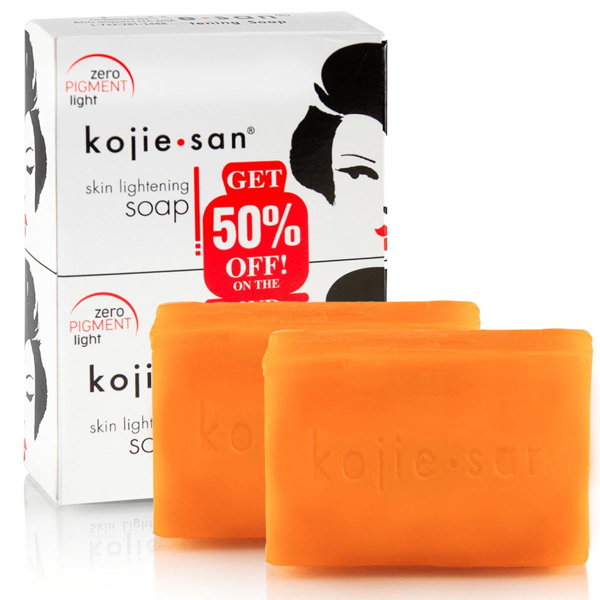 Kojie San Zero Pigment Light Kojic Acid Soap 135g x 2 - BuyBetter Wholesales