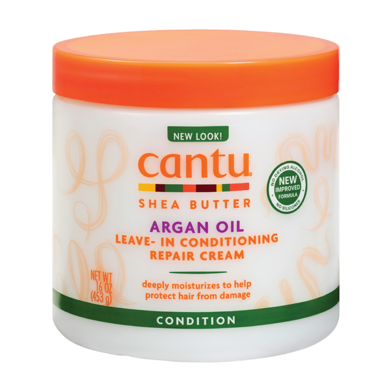 CANTU -Shea Butter (ARGAN OIL) Leave-in Conditioner Repair Cream 453g