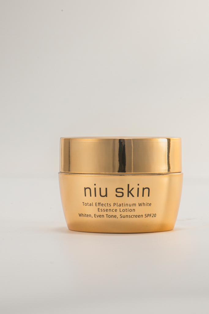 NIU SKIN -Total Effects Platinum White Face Essence Lotion SPF 20 50ml