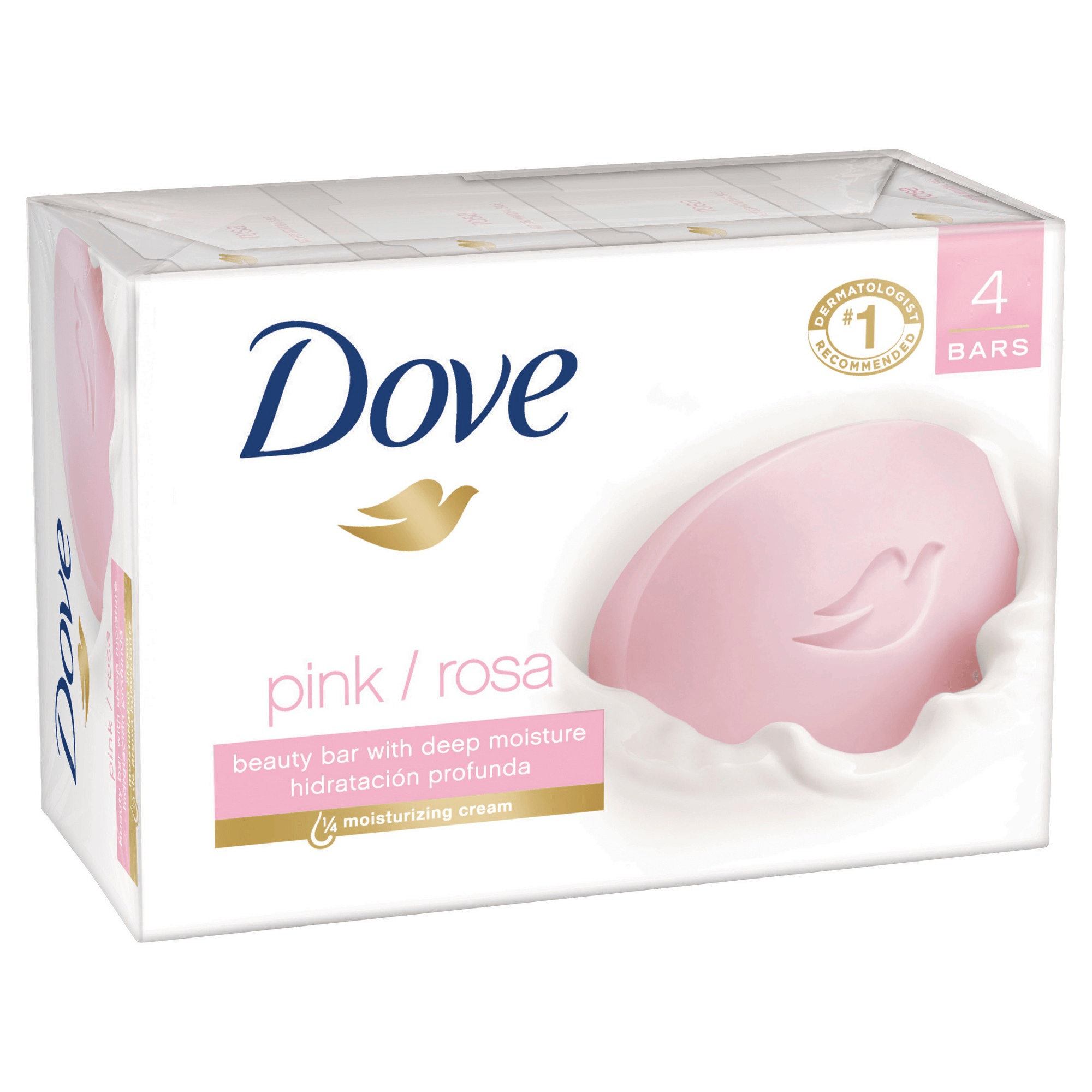 DOVE -Pink (for soft, smooth skin) 4 bars 360g