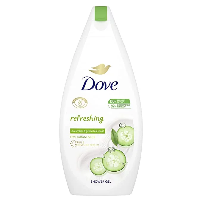 DOVE -Refreshing (Cucumber & Green Tea Scent) Body Wash 750ml