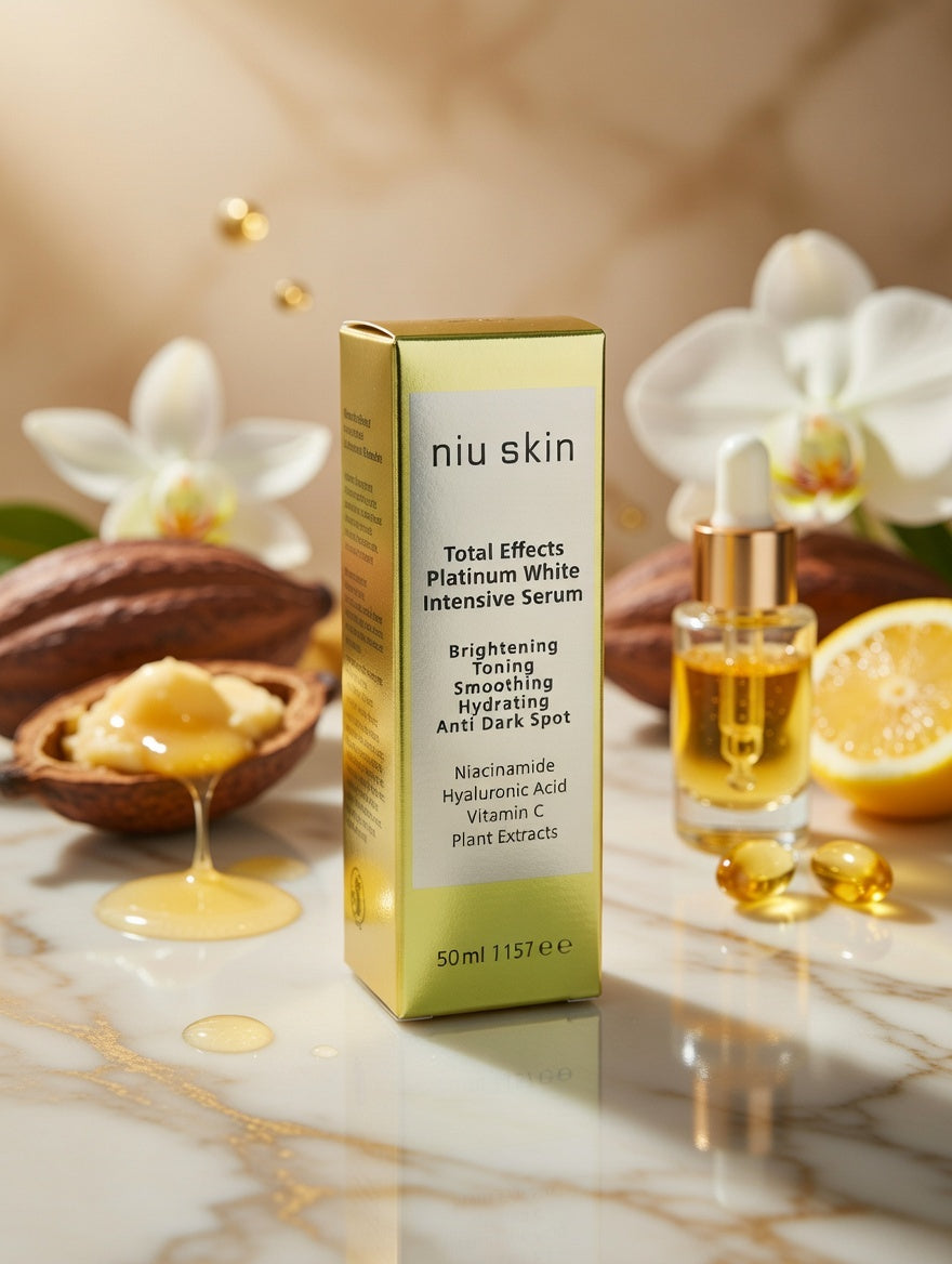 NIU SKIN -Total Effects Platinum white Intensive Serum 30ml