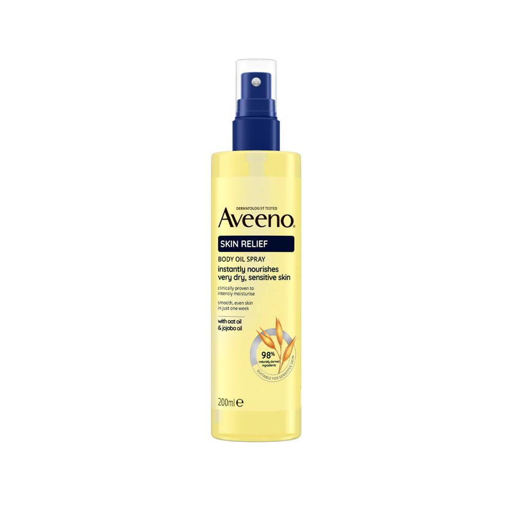 AVEENO -Skin Relief Body Oil Spray (oat oil &amp;amp; jojoba oil) 200ml