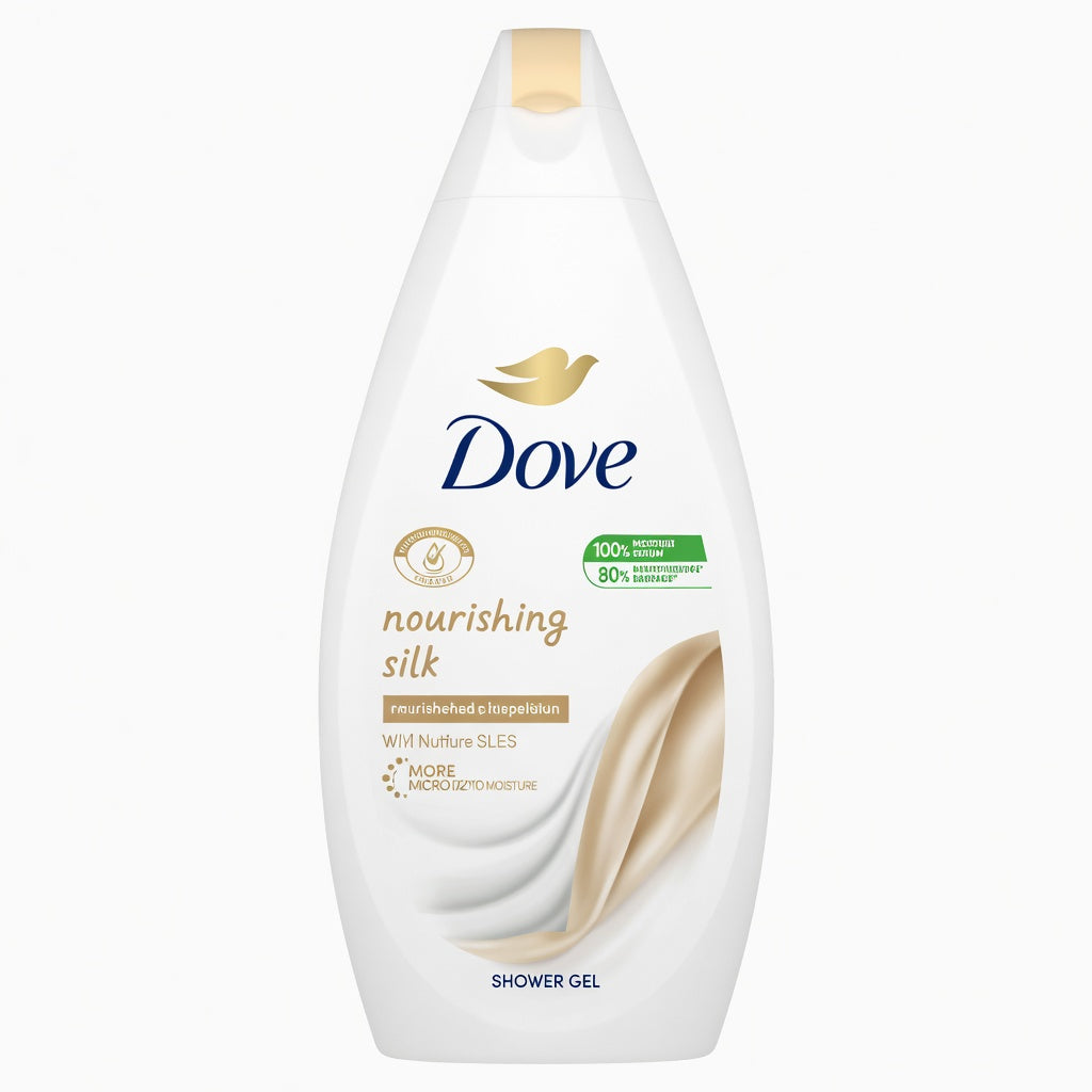 DOVE -Nourishing Silk (Triple moisture serum) body wash 750ml
