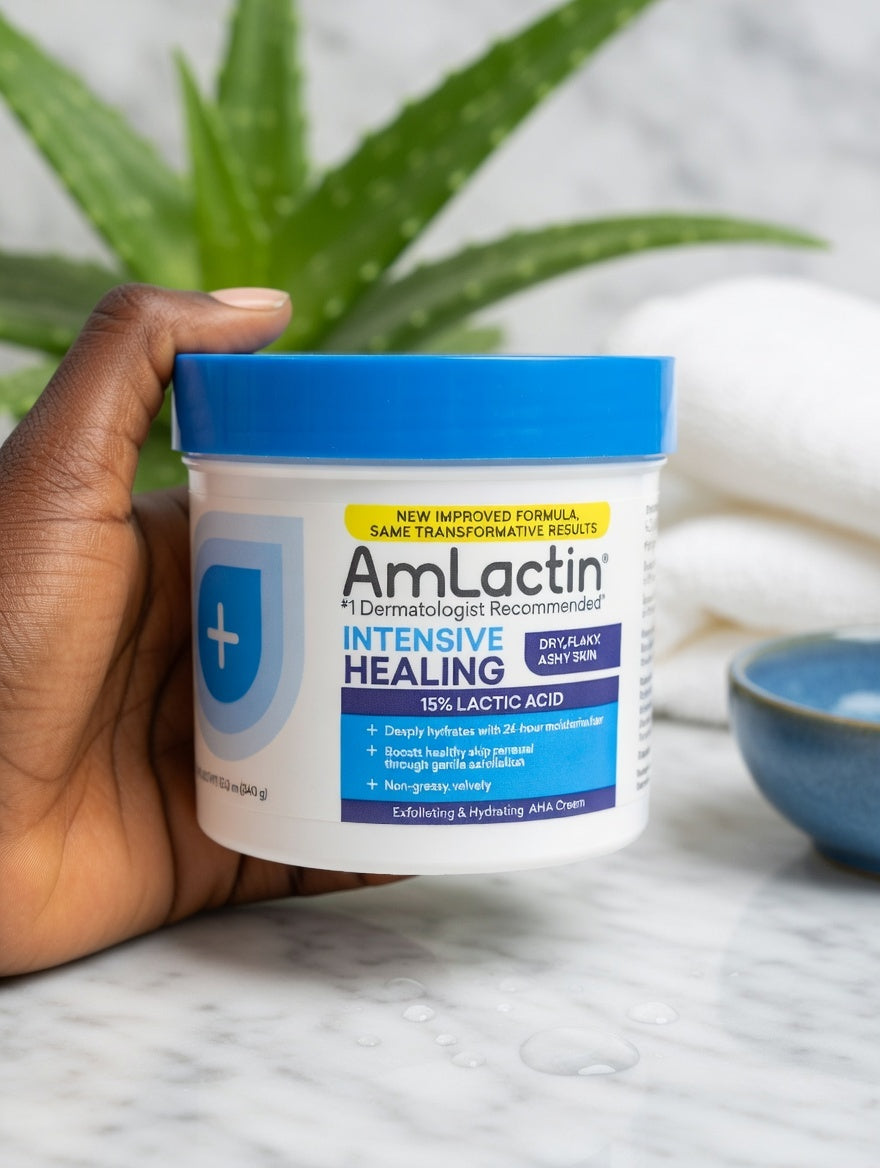 AMLACTIN Intensive Healing 15% Lactic Acid Cream 12.0 oz 340g