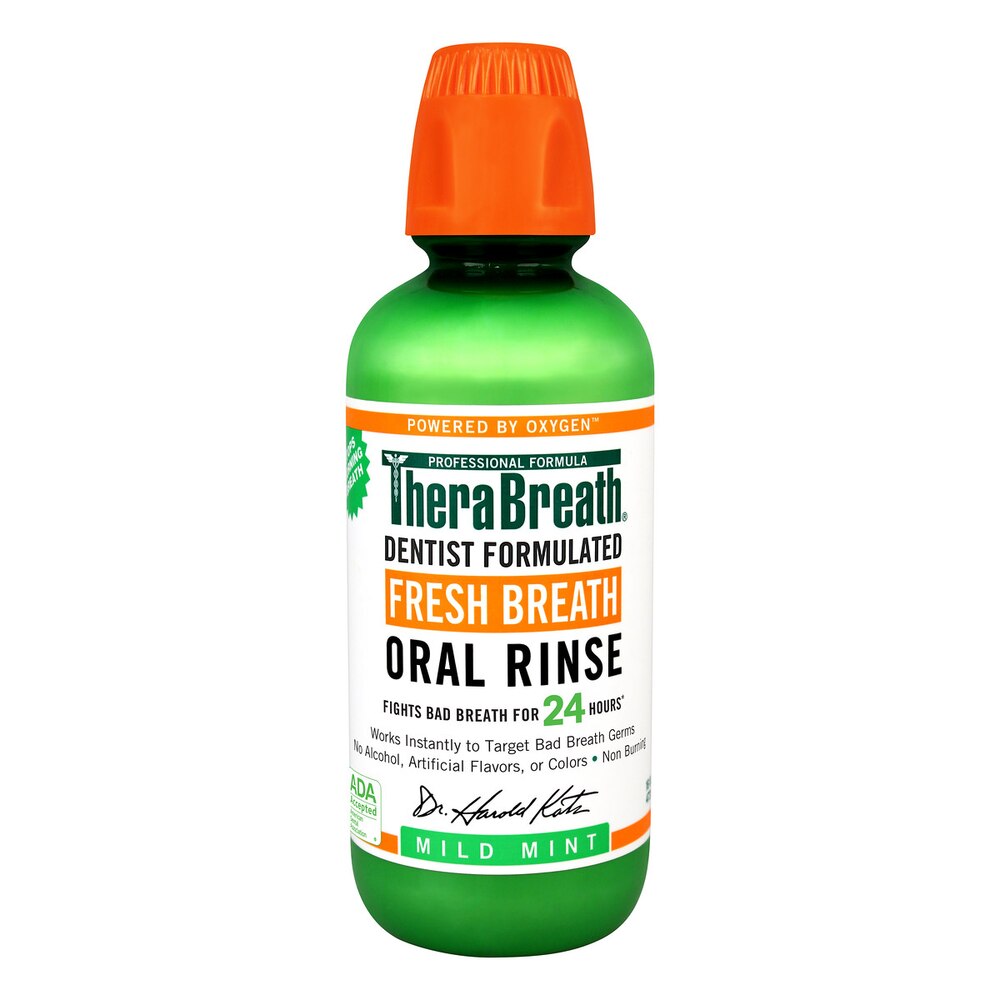 THERABREATH -Dentist Formulated Fresh Breath (Mild Mint) Oral Rinse 473ml