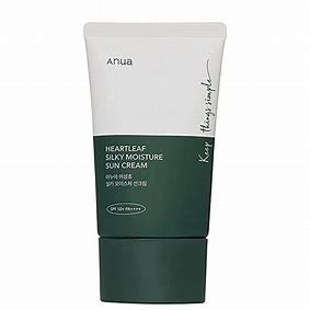 ANUA -Heartleaf Silky Moisture Suncream SPF 50+++ 50ml