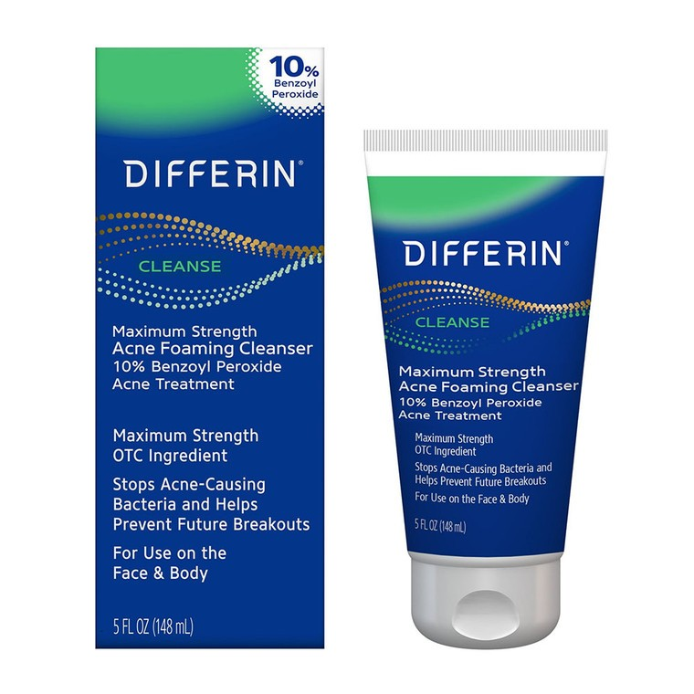 DIFFERIN -Max Strength (10% Benzoyl Peroxide) Acne Foaming Cleanser 148ml