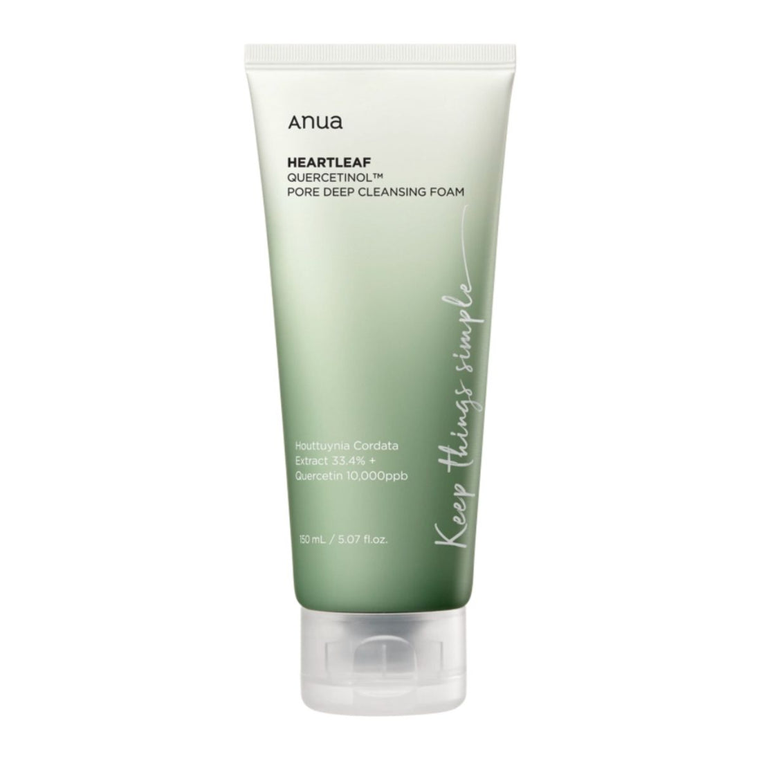 ANUA -Heartleaf Quercetinol Pore Deep Cleansing Foam 150ml