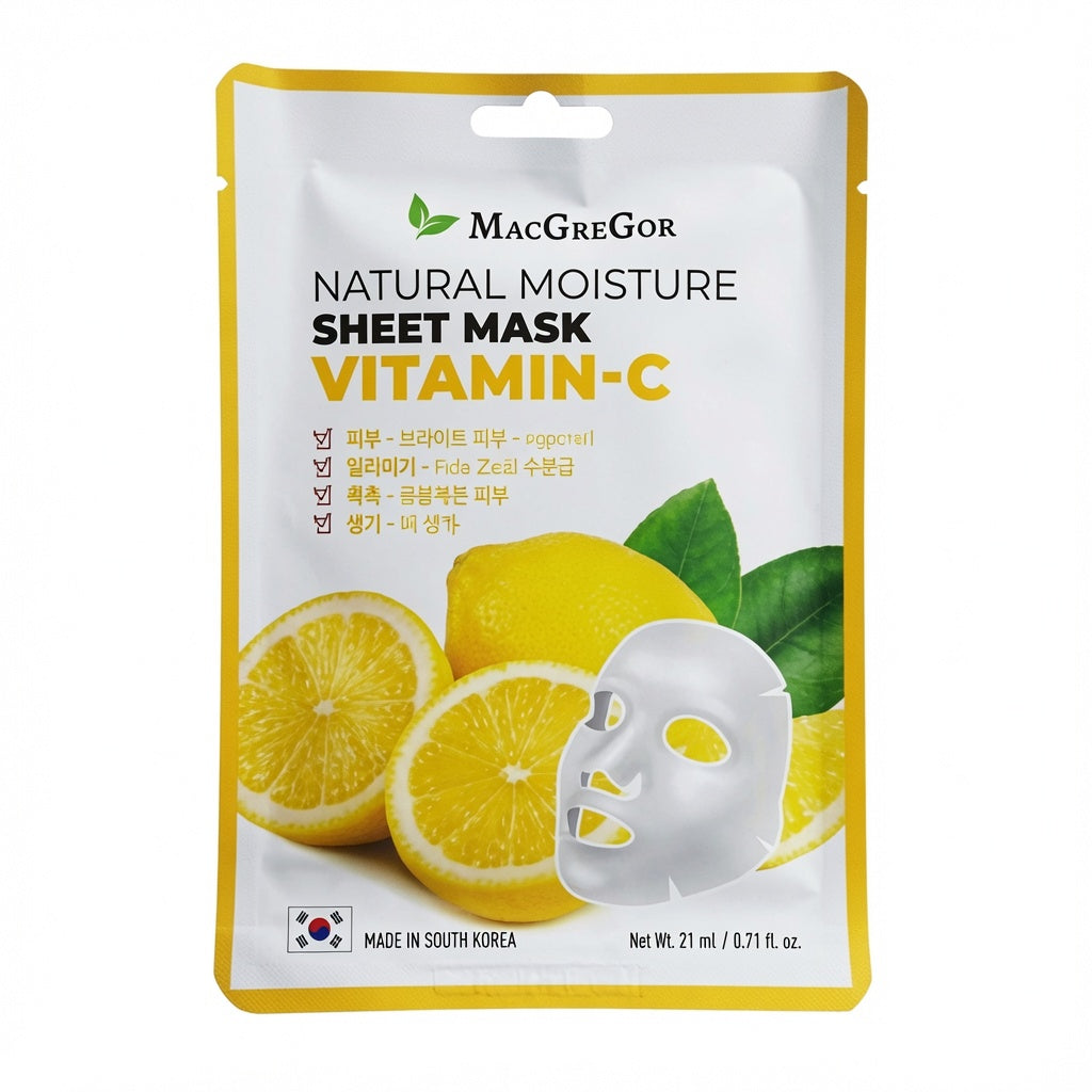 Macgregor Natural Moisture Sheet Mask Vitamin C 23ml
