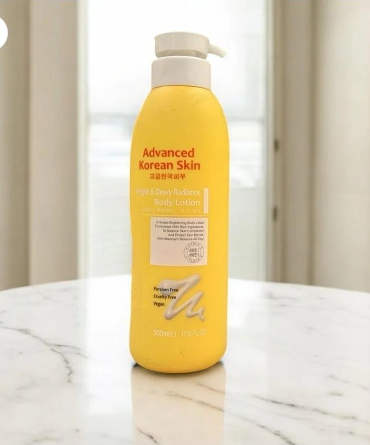 ADVANCED KOREAN SKIN -Bright and Dewy Radiance Body Lotion 17.6 oz 500ml