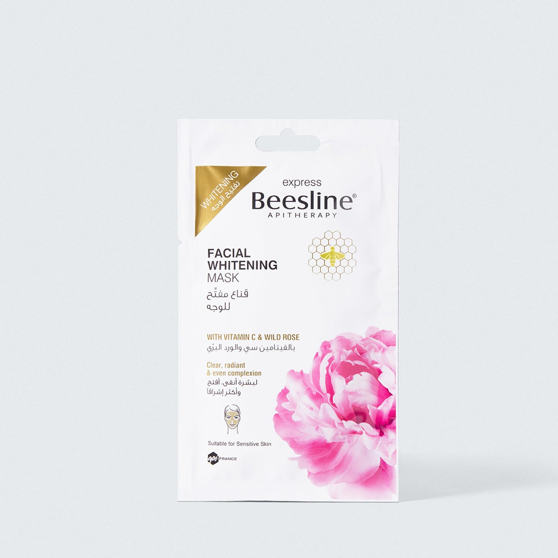 BEESLINE APITHERAPY -FACIAL WHITENING MASK (vitamin c &amp;amp; wild rose) 8g