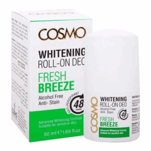 COSMO Whitening Roll-On (Fresh Breeze) Deodorant 48Hr Anti-perspirant 1.69 oz 50ml