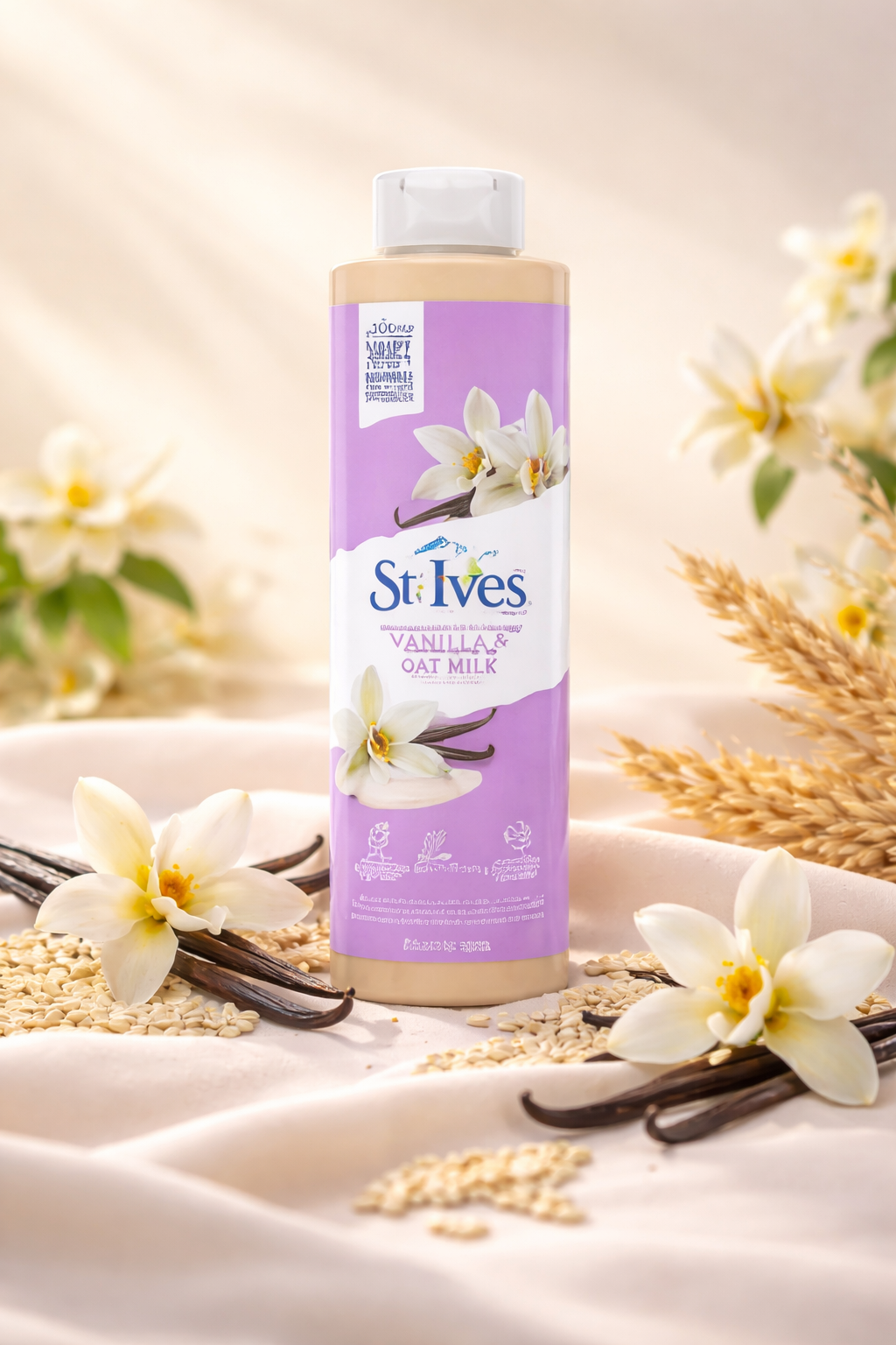 St Ives Pampering body wash (Vanilla and Oat milk) 650ml
