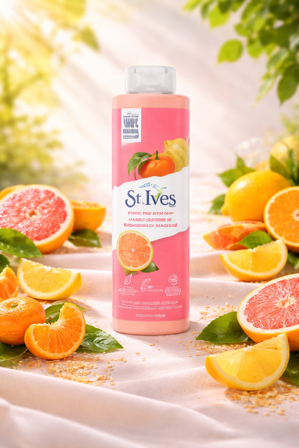 St Ives Exfoliating Body Wash (Pink Lemon &amp; mandarin Orange) 650ml