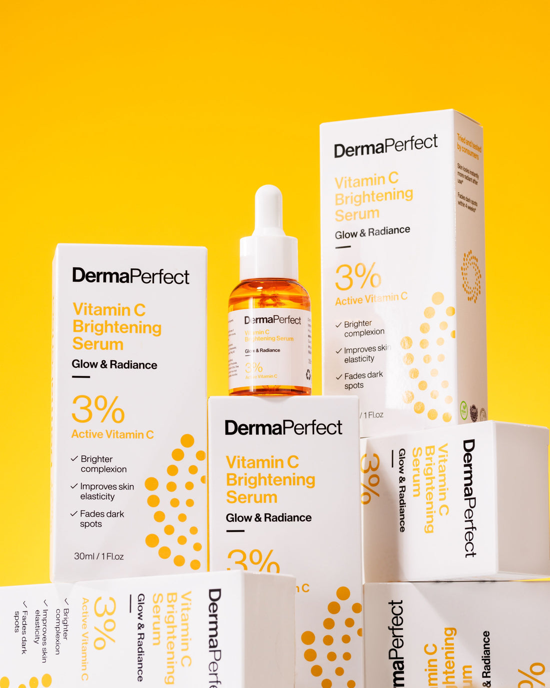 DERMAPerfect -3% Vitamin C (Glow &amp; Radiance) Brightening Serum 30ml
