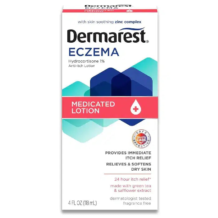DERMAREST Eczema Medicated Lotion 4FL OZ 118ML