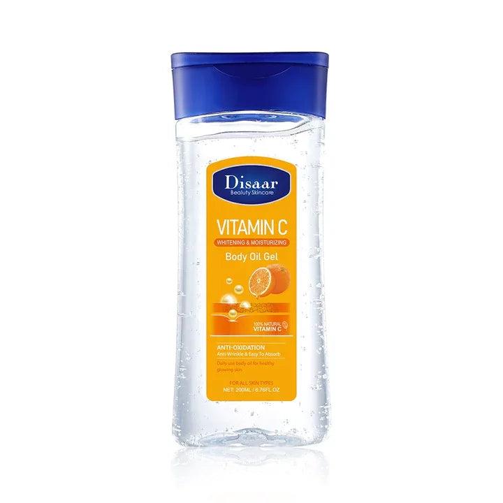 DISAAR- (Vitamin C whitening &amp; moisturizing) Body oil gel 200ml