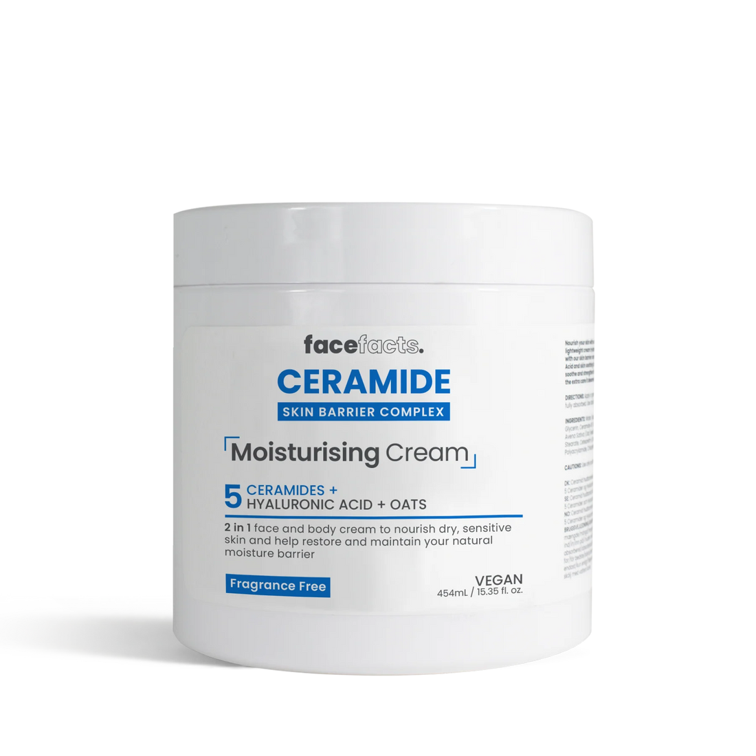 FACEFACTS -Ceramide Moisturizing Cream 454ml