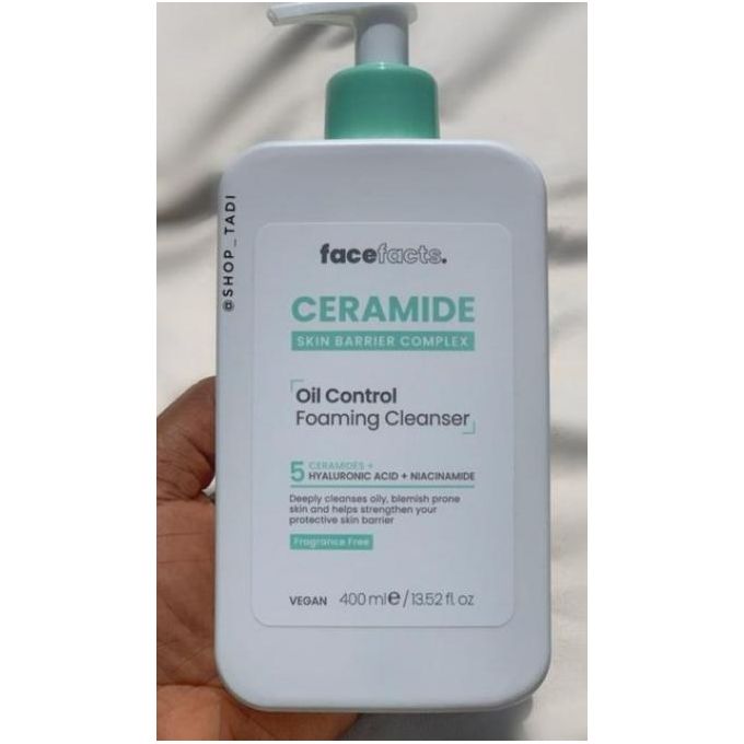 FACEFACTS CERAMIDE Oil Control Foaming Cleanser 400ml