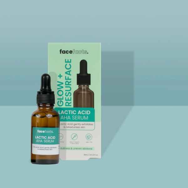 FaceFacts Glow & Resurface Lactic Acid Facial Serum 30ml - BuyBetter Wholesales
