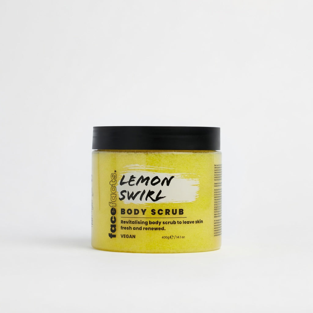 FACEFACTS Lemon Swirl Body Scrub 400g