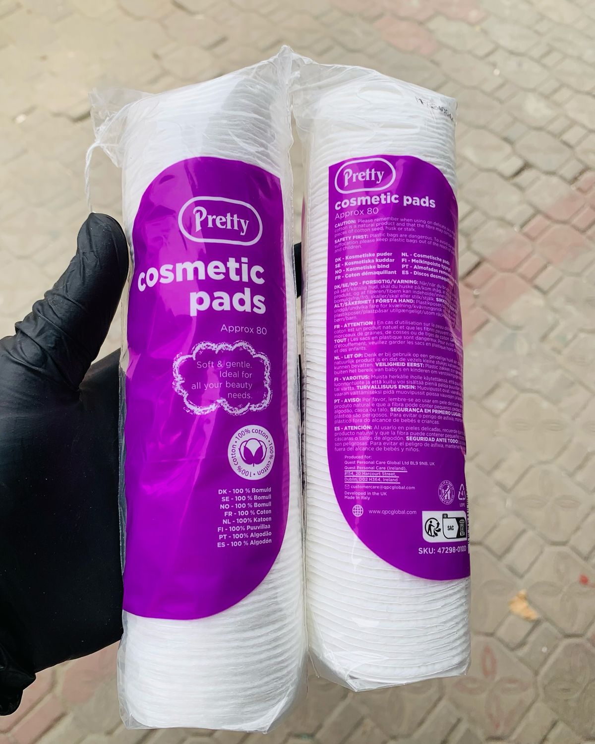 PRETTY -Cosmetic Pads (approx 80)