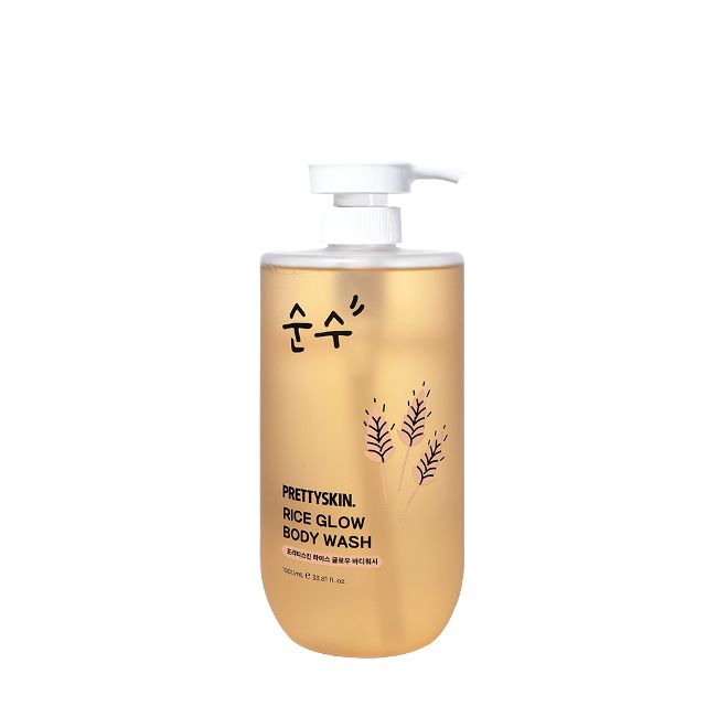 PRETTYSKIN -Rice Glow Body Wash 33.81 oz 1000ml