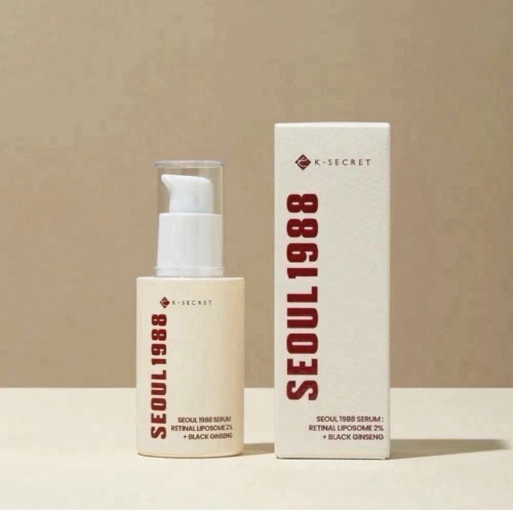 SEOUL 1988 -Retinal Liposome 2% + Black Ginseng Serum 30ml