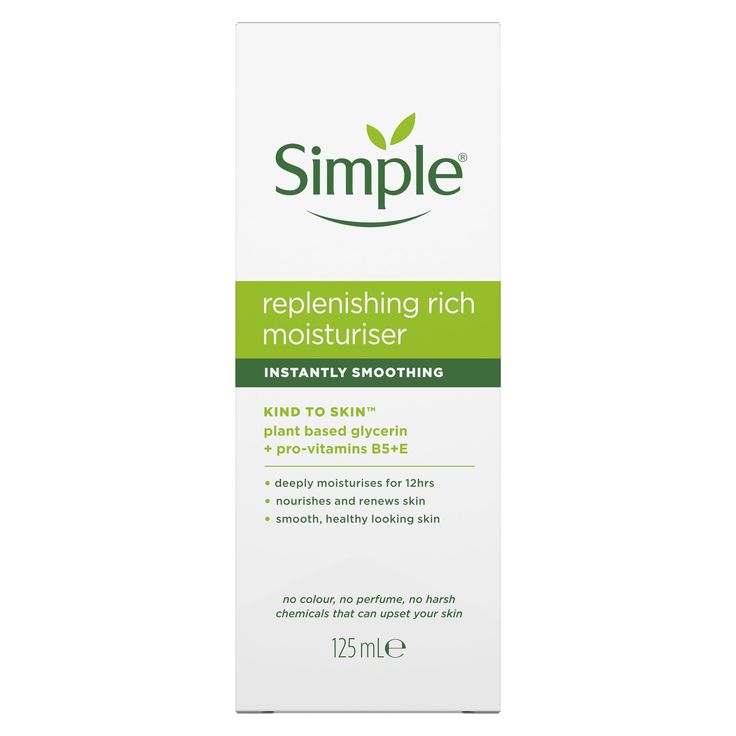 SIMPLE -Kind to Skin Replenishing rich Moisturizer 125ml