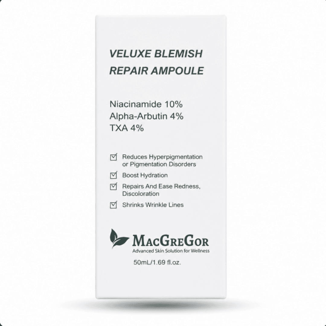 MacGregor Veluxe Blemish Repair Ampoule (Niacinamide 10%, Alpha Arbutin 4%, TXA 4%)