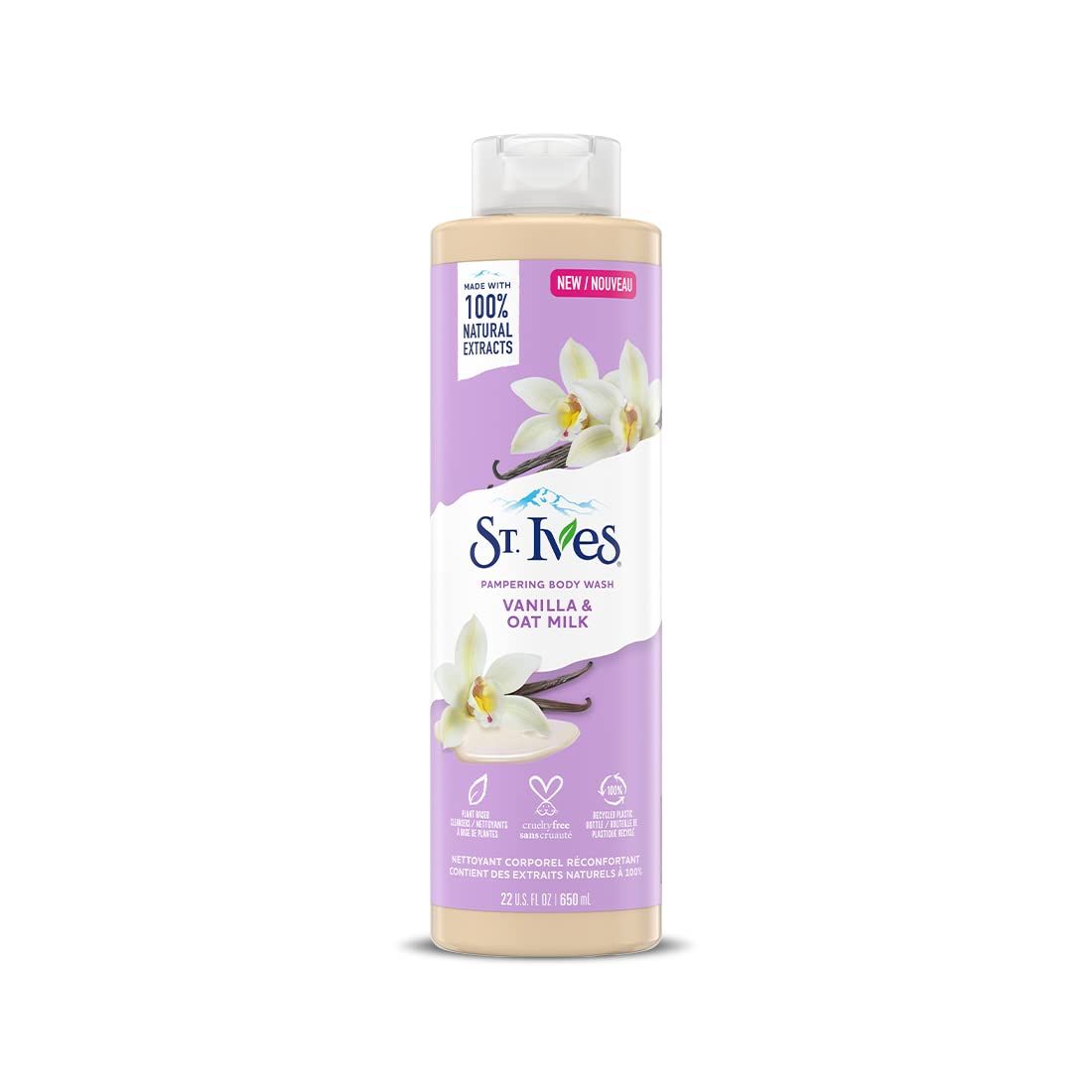 St Ives Pampering body wash (Vanilla and Oat milk) 650ml