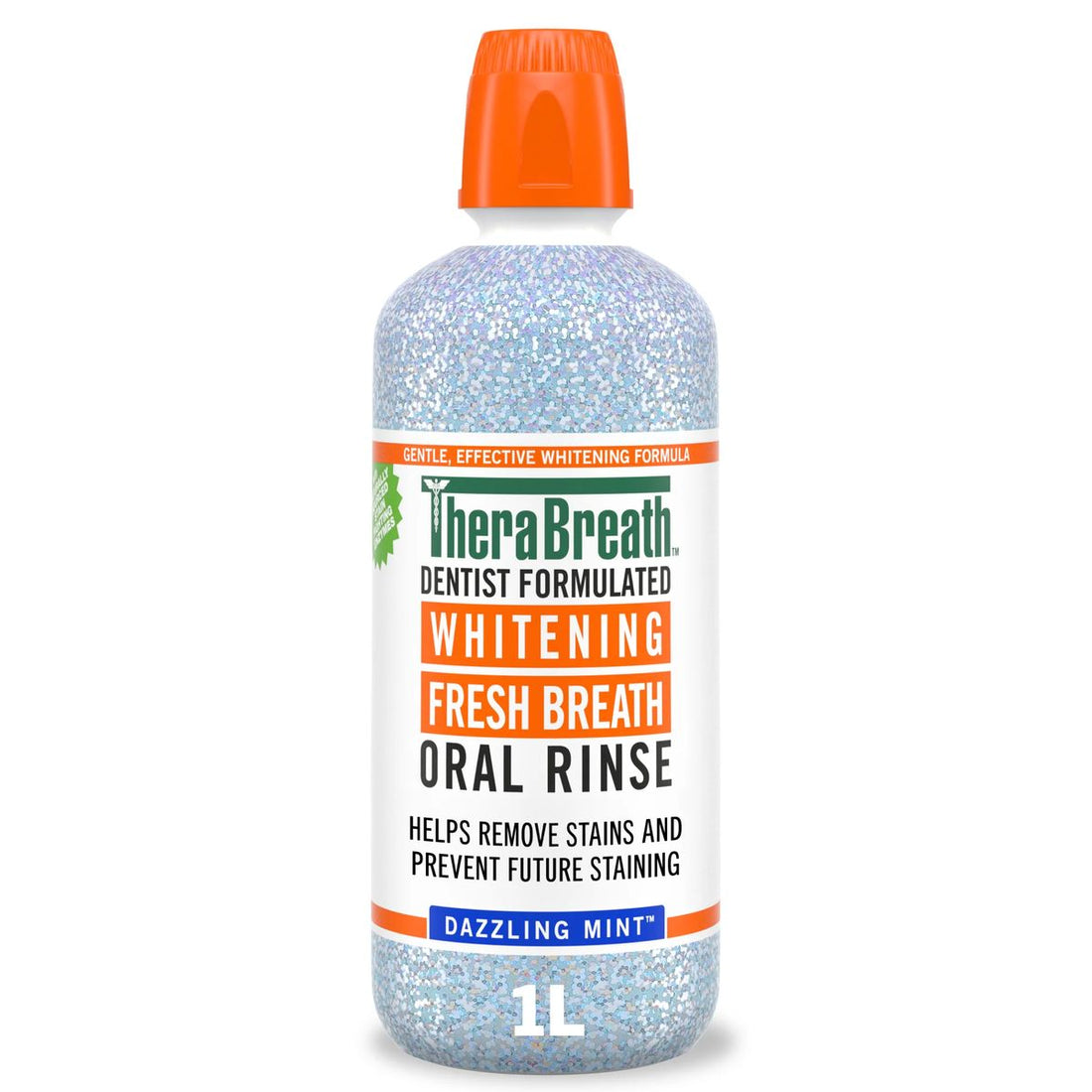 THERABREATH Dentist Formulated Whitening Fresh Breath (Dazzling Mint) Oral Rinse 473ml