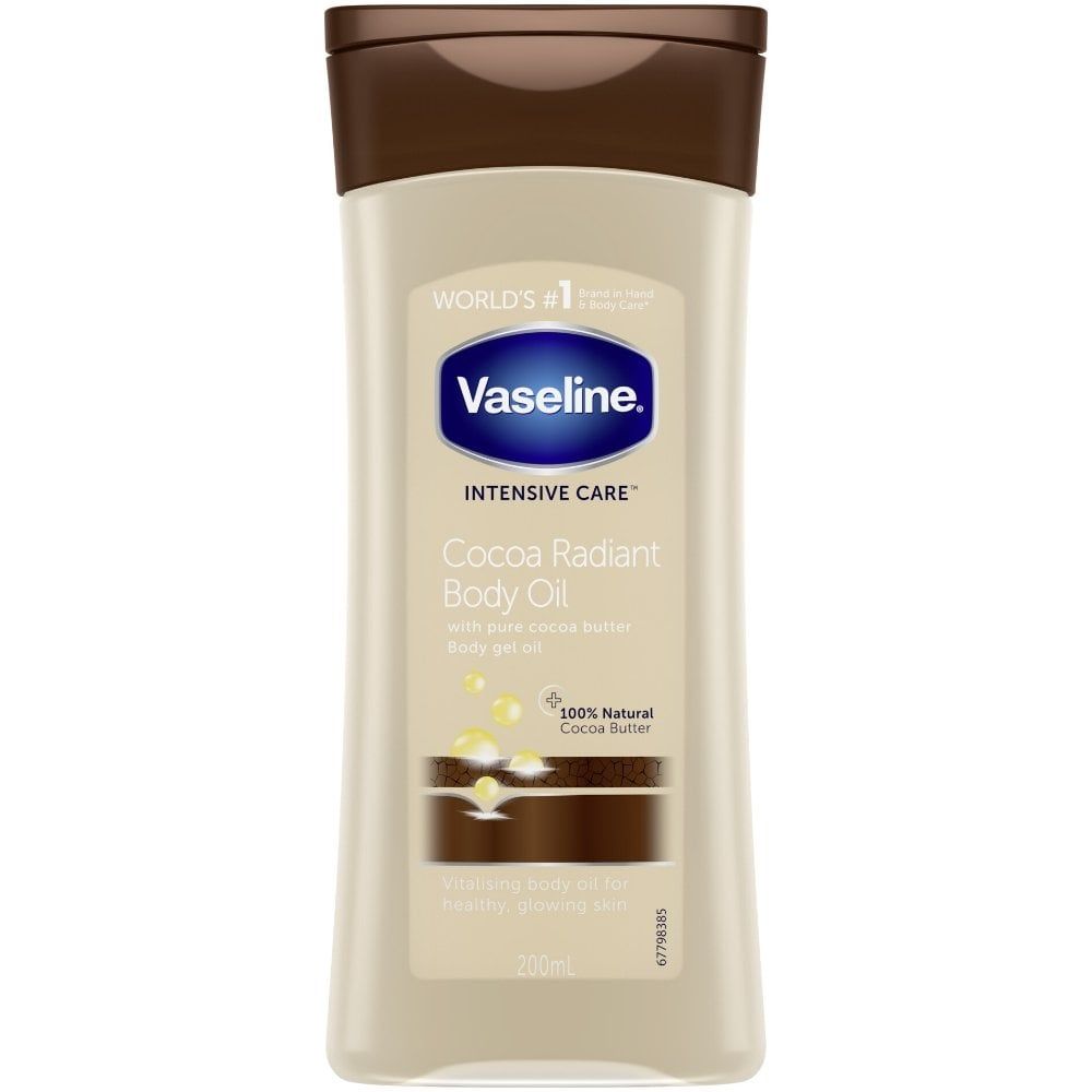 VASELINE -Intensive care Cocoa Radiant body oil 200ml (Poland)