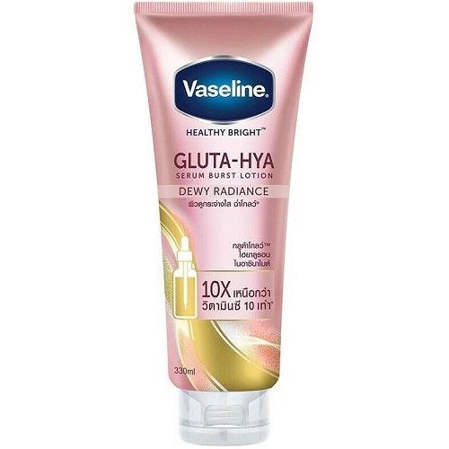 VASELINE Gluta-Hya serum burst lotion (Dewy Radiance) 330ml.